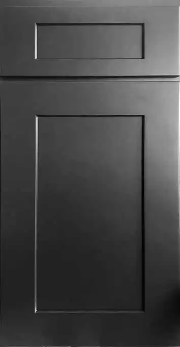 Midnight Black Shaker Cabinet Style